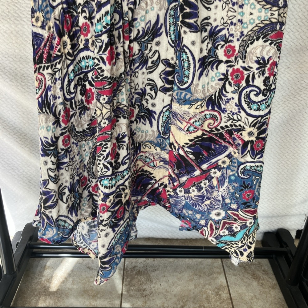 Anthropologie Floral Maxi Dress Small Off the Shoulder Ruffle Boho Wedding - Picture 8 of 10